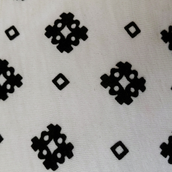 J. Crew Collector Tees Diamond SS T-shirt L Black White - Picture 6 of 13